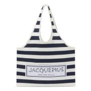 Jacquemus Randig Lyxig Toteväska Multicolor, Herr