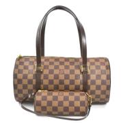 Louis Vuitton Vintage Pre-owned Canvas handvskor Brown, Dam