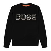 Hugo Boss Herr Svart Sweatshirt Black, Herr