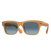 Oliver Peoples Innovativa kuddformade solglasögon Orange, Unisex