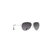 Maui Jim Silver Mavericks Solglasögon Gray, Unisex