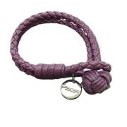 Bottega Veneta Vintage Pre-owned Laeder armband Purple, Dam