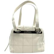 Chanel Vintage Pre-owned Laeder chanel-vskor White, Dam