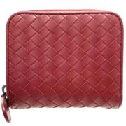 Bottega Veneta Vintage Pre-owned Laeder plnbcker Red, Dam