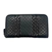 Bottega Veneta Vintage Pre-owned Laeder plnbcker Black, Dam