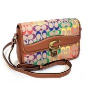 Coach Pre-owned Pre-owned Tyg axelremsvskor Multicolor, Dam