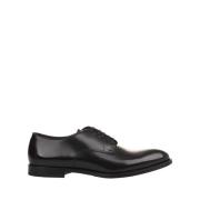 Doucal's Svarta Oxford Snörskor i Läder Black, Herr