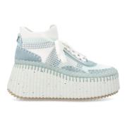 Chloé Blå Delikata Kil Sneakers Blue, Dam