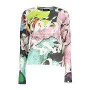 Desigual Long Sleeve Tops Multicolor, Dam