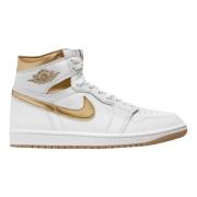 Nike Retro High OG Metallic Gold Sneaker White, Herr