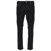 Versace Svarta Jeans Regular Fit Black, Herr
