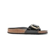 Birkenstock Madrid Big Buckle Sandaler Black, Dam