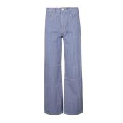 Ganni Overdyed Denim Jeans Blue, Dam