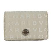 Bvlgari Vintage Pre-owned Canvas plnbcker Beige, Dam