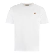 Maison Kitsuné T-Shirts White, Herr