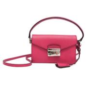 Prada Vintage Pre-owned Laeder axelremsvskor Pink, Dam