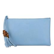 Gucci Vintage Pre-owned Tyg gucci-vskor Blue, Dam