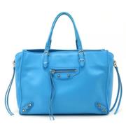 Balenciaga Vintage Pre-owned Tyg balenciaga-vskor Blue, Dam