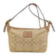 Coach Pre-owned Pre-owned Canvas axelremsvskor Beige, Dam