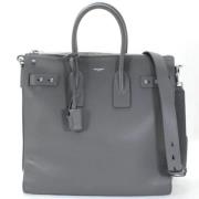 Yves Saint Laurent Vintage Pre-owned Laeder handvskor Gray, Dam