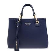 Emporio Armani Shopper väska Blue, Dam