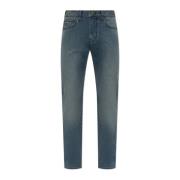 Emporio Armani J45 vanlig typ jeans Blue, Herr