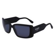 Karl Lagerfeld Svarta Acetat Solglasögon Black, Unisex