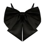 Nina Ricci Svart Satinbåge Bralette Black, Dam