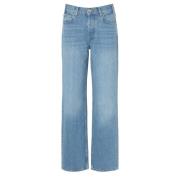 Anine Bing Atlantic Blue Long Jean Blue, Dam