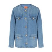 Anine Bing Atlantic Blue Janet Jacket Blue, Dam