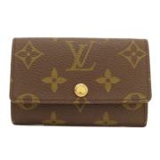 Louis Vuitton Vintage Pre-owned Canvas nyckelhllare Brown, Dam