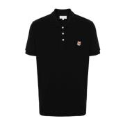 Maison Kitsuné Räv Patch T-shirt Svart Black, Herr