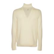 Dondup Ivory Dolcevita Sweaters Beige, Herr