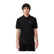 Lacoste Svart Polo Skjorta - Piqué Stil Black, Herr