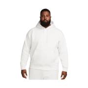 Nike Solo Swoosh Fleece Hoodie White, Herr