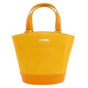 Burberry Vintage Pre-owned Laeder handvskor Yellow, Dam