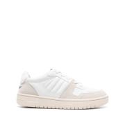 Barrow Vita Sneakers med Quiltat Design White, Herr