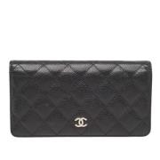 Chanel Vintage Pre-owned Laeder plnbcker Black, Dam