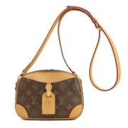 Louis Vuitton Vintage Pre-owned Tyg louis-vuitton-vskor Brown, Dam