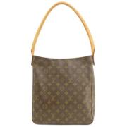 Louis Vuitton Vintage Pre-owned Canvas handvskor Brown, Dam