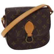 Louis Vuitton Vintage Pre-owned Canvas louis-vuitton-vskor Brown, Dam