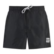 Dolce & Gabbana Logo Badshorts Black, Herr