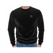 Plein Sport Urban Crewneck Sweatshirt med Logo Black, Herr