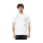 Trussardi Kortärmad Rund Hals T-shirt White, Herr