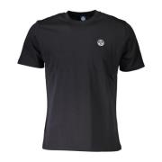 North Sails Elegant Svart Bomull T-shirt Black, Herr