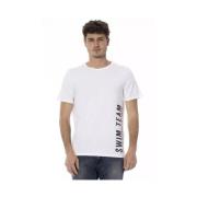 Bikkembergs Vit Frontprint T-shirt White, Herr