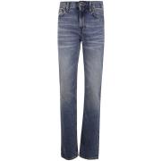 Haikure Mid Blue Skinny Jeans Blue, Dam