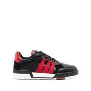 Moschino Svarta Sneakers Panel Design Black, Herr