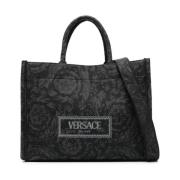 Versace Barocco Athena Toteväska Svart Black, Dam