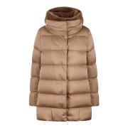 Herno Eco-Fur Dubbel Front Dunjacka Beige, Dam